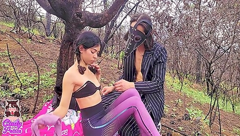 Having Sex In The Forest With A Big Cock