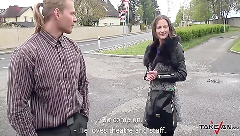 Cleaning Cum Out Of Car Is Not Good Idea For Young Brunette 23 Min