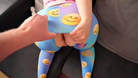 Caught Masturbating Step Sister With Fat Ass