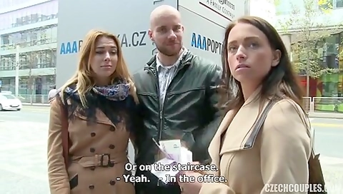 Ani Black - Swinger Action On Staircase