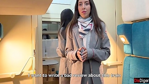 The Guilty Train Conductor Offered A Premium Service To The Passenger - Anal And Cumwalk 19 Min