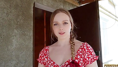 Cheap Russian Whore In Ugly Dirty Village House
